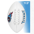 Franklin Sports Nfl Tennesseee Titans Autograph Football - Official Size White Panel Souvenir Football For Autographs + Signatur