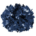 Metallic Cheerleader Cheerleading Pom Poms 6 inch 1 Pair 2 Pieces (Navy Blue)