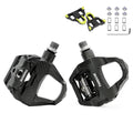 Thinvik Dual Sided Clipless Pedals for SPD-SL, 3 Bearings Road Bike & Flat Platform Pedals, Bicycle Pedals with Cleats Set for S