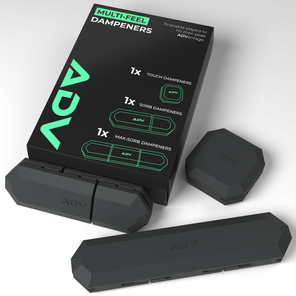 Adv Tennis Dampener With Custom Feel, Racket Shock Absorber To Reduce Vibration, Relieve Symptoms Of Injury, Stay On The Racket 
