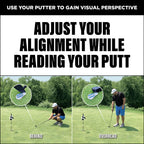 Golf Marker - Golf Accessories For Putting Aid - Golf Ball Alignment Marking Tool For Faster And More Accurate Golf Putting - Go