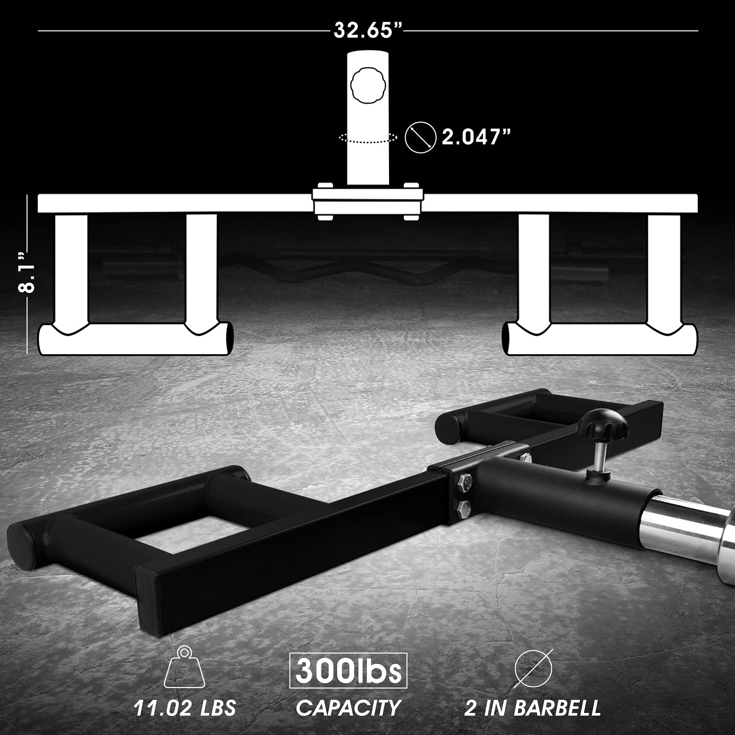 Yes4All Viking Press Attachment - Great Landmine Exercise Equipment For 2-Inch Olympic Barbell