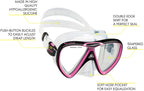 Cressi Ikarus & Orion, Black/Pink, One Size