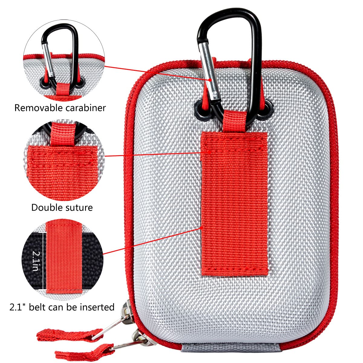 Jawegolf Golf Rangefinder Hard Shell Carry Case Box Eva Bag Compatible With Callaway 300 Pro & Bushnell V6 V5 V4 V3 V2 Pro X2 Pr