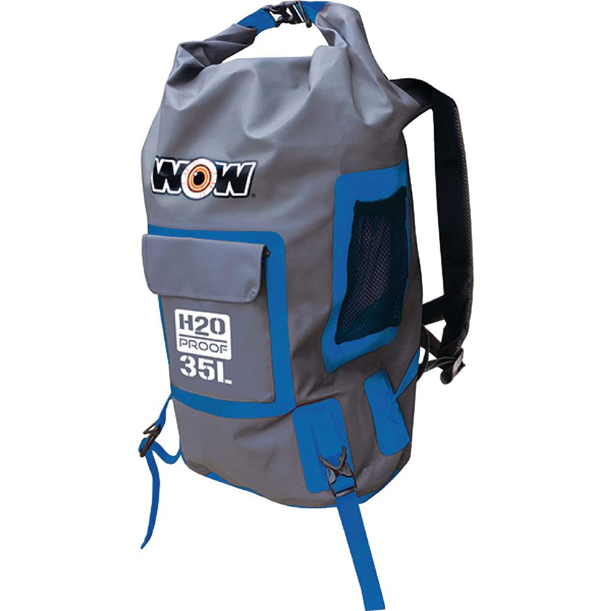 WOW Sports H2O Proof Dry Backpack, 35 Liters, Blue, 18-5110B