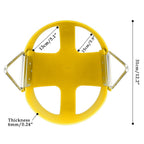 E Everking Everking Heavy Duty High Back Full Bucket Toddler Swing Seat With Coated Swing Chains And Snap Hooks- Swing Set Acces