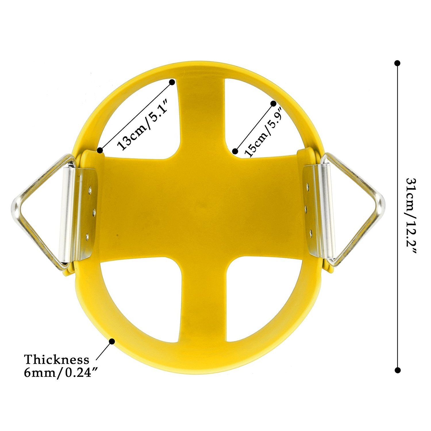 E Everking Everking Heavy Duty High Back Full Bucket Toddler Swing Seat With Coated Swing Chains And Snap Hooks- Swing Set Acces