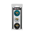 Team Golf Nfl Jacksonville Jaguars 3 Golf Ball Pack Regulation Size Golf Balls, 3 Pack, Full Color Durable Team Imprint