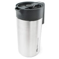 Gsi Outdoors, Glacier Stainless Javapress, 30Oz French Press Coffee Mug For Camping, Brushed