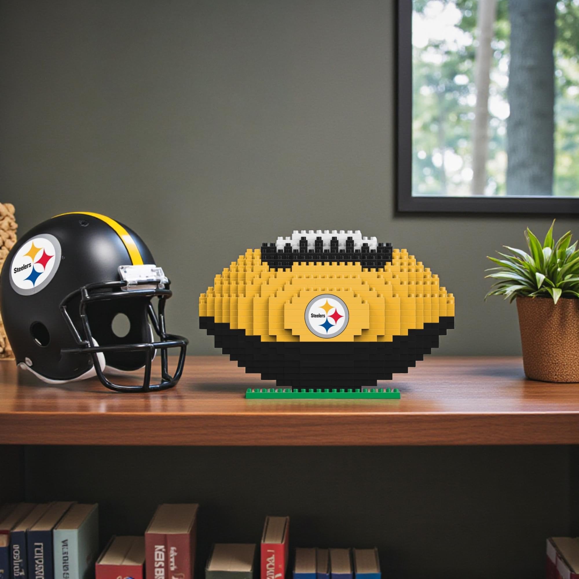 Pittsburgh Steelers NFL 3D BRXLZ Football 1Z