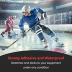 Sports Tape Sportstape Clear Hockey Tape - For Socks And Gear, Easy To Stretch And Tear (10 Pack), One Size