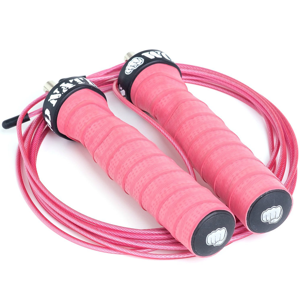 Wod Nation Attack Speed Jump Rope : Adjustable Jumping Ropes : Unique Two Cable Skipping Workout System : One Thick And One Ligh