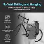 Bike Stand & Vertical Storage Rack By Bike Nook - The Original Vertical Bicycle Floor Stand For Garage Storage And Indoor And Ou