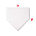 Franklin Sports Home Plate - Baseball + Softball Rubber Home Plate - Portable Throw Down Plate For Backyard Baseball, Softball,