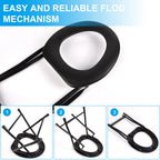Hxsemayig Portable Toilet Seat, Stainless Steel Emergency Toilet, Folds Camping Toilet Seat, Convenient For Camping, Travel & Em