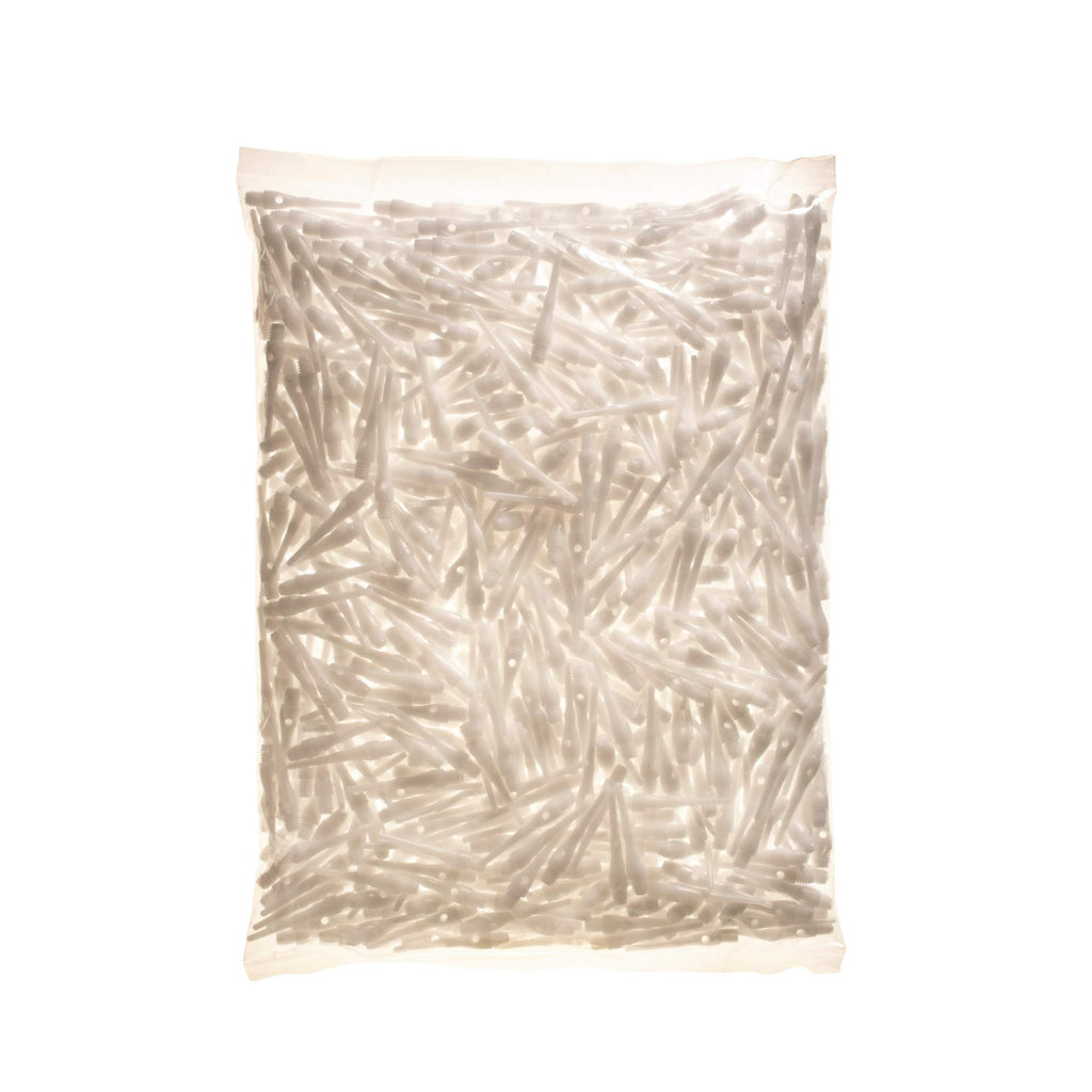 Viper By Gld Products Dart Accessory: Tufflex Iii 2Ba Thread Soft Tip Dart Points, White, 1000 Pack
