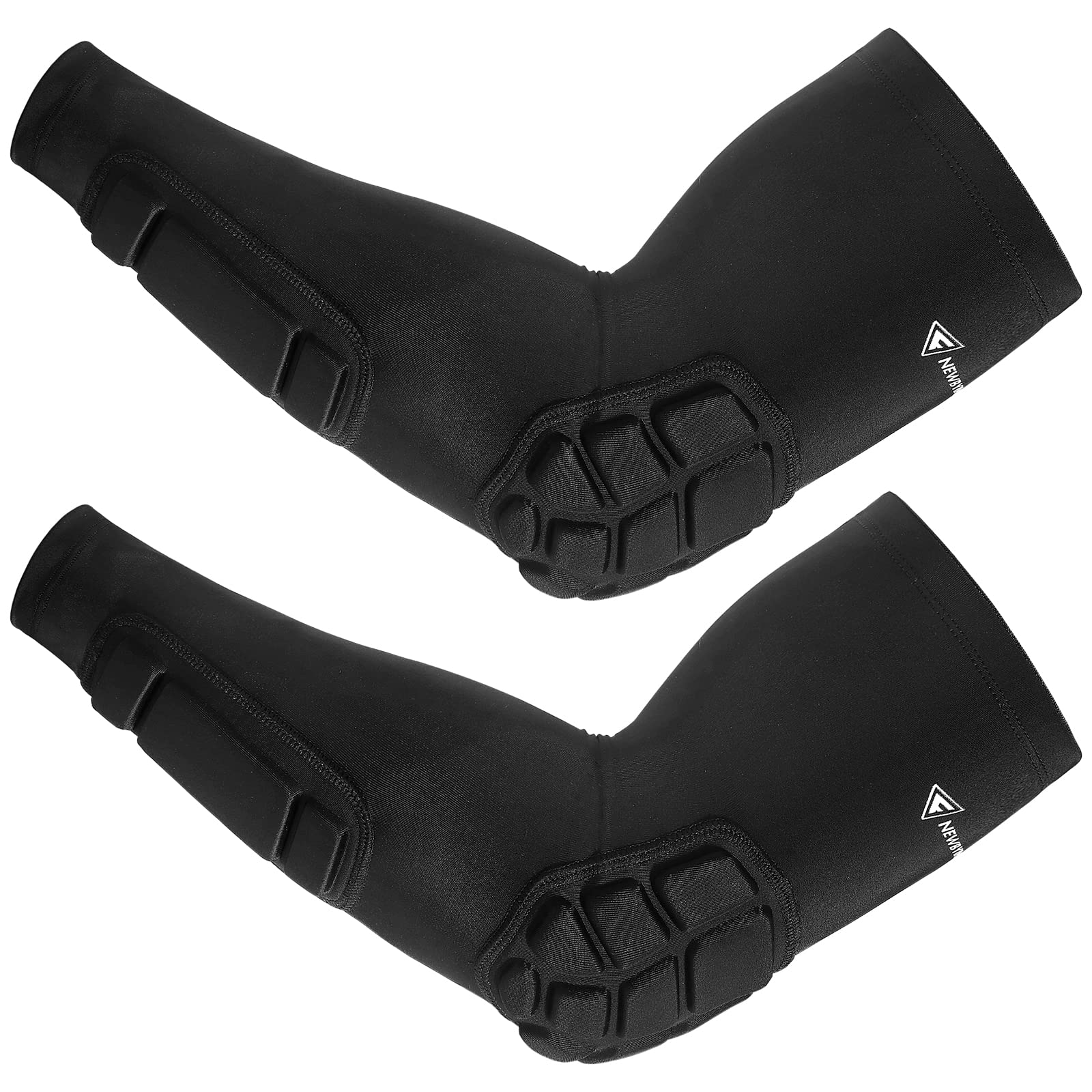 Padded Arm Sleeves 2 Pack, Elbow Forearm Crashproof Pads For Football Basketball Volleyball Soccer