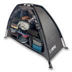 Campyre - Tent & Rv Camping Organizer With Zippered Flap, 9-Shelf Storage. Rv Shoe Organizer, Dining Tent Organizer. Organize An