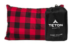 Teton Sports Camp Pillow; Great For Travel, Camping And Backpacking; Washable, Black, 12 X 18 Inches ; 9.6 Ounces