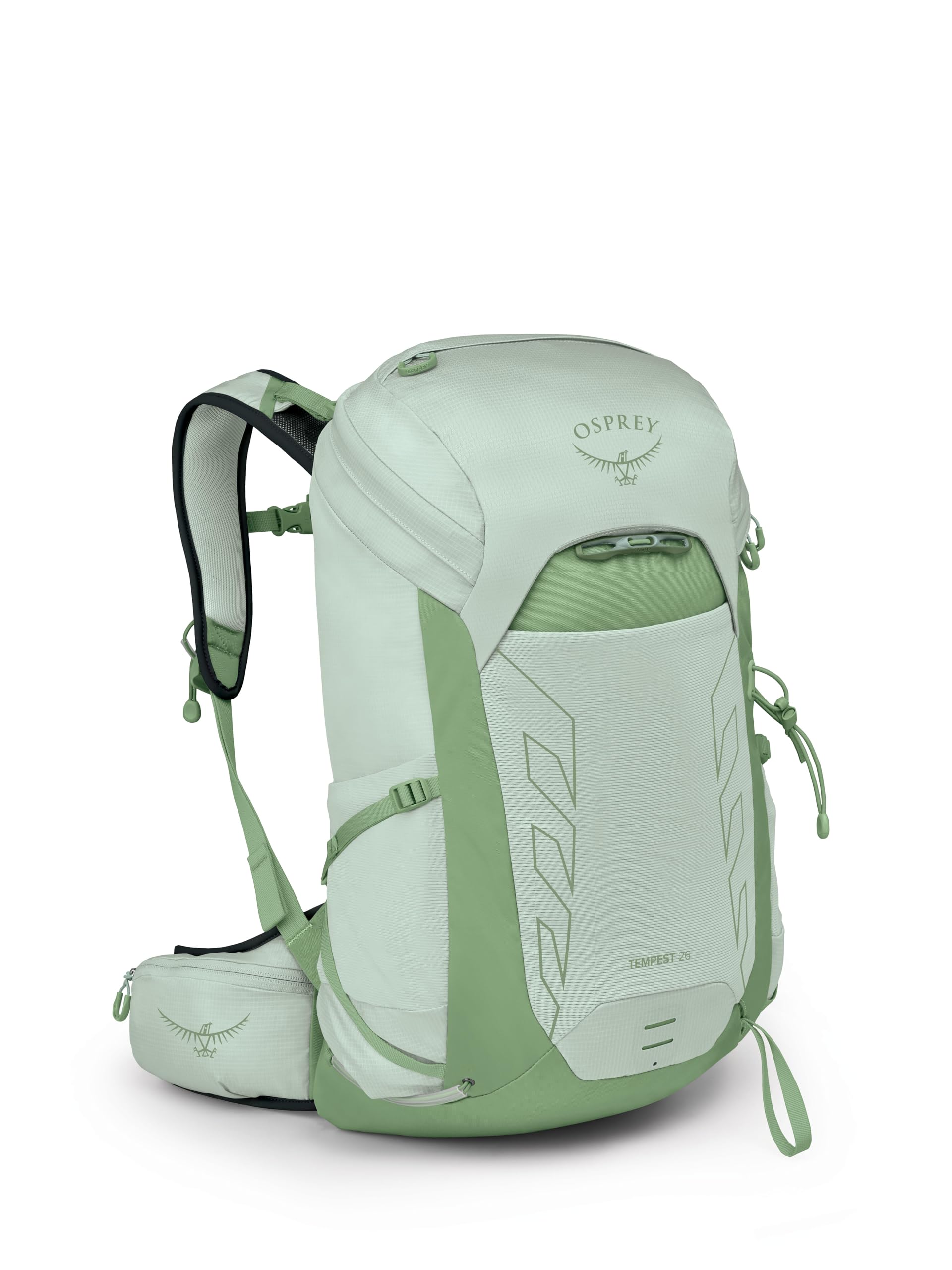 Osprey Tempest 26L Womens Lightweight Hiking Backpack - Daypack for Travel & Camping, Frosty Mint Green/Botanica