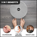 Figure Trimmer Ab Twister Board For Exercise Waist Twisting Disc Acupressure Nodes By Daiwa Felicity