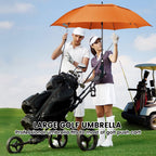 Zomake Large Golf Umbrella 62 Inch - Double Canopy Vented Golf Umbrellas For Rain Windproof Automatic Open Golf Push Cart Umbrel