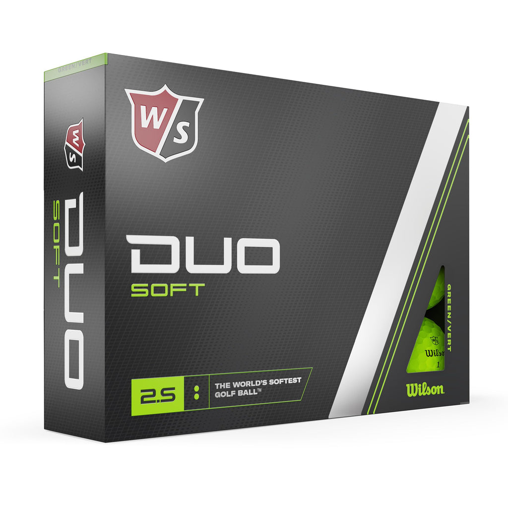 Wilson Staff Duo Soft Golf Balls - 12 Pack, Green