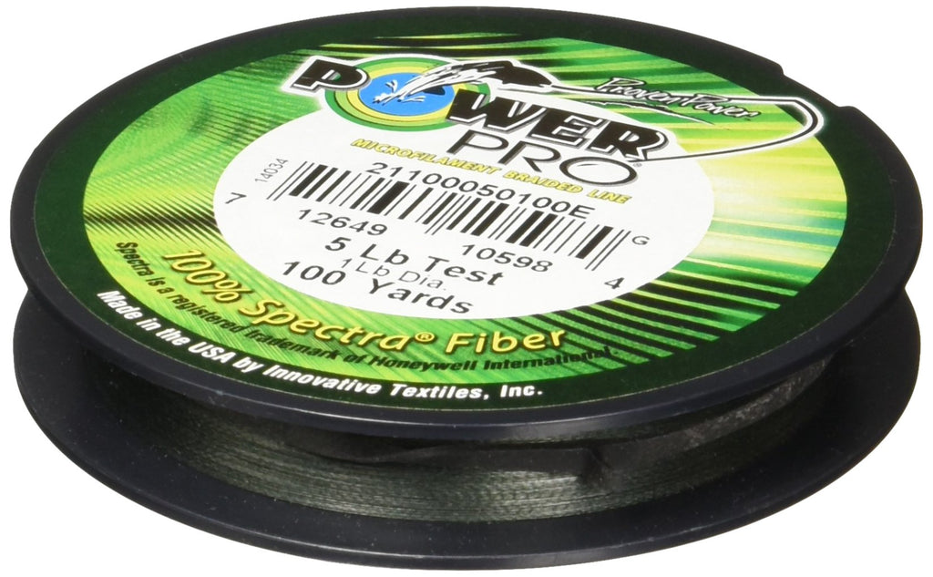 Powerpro 5-100-G Spectra, Moss Green, One Size