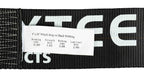 Mytee Products Winch Straps 4 X 30 Black Heavy Duty Tie Down Wflat Hook Wll 5400 Lbs  4 Inch Cargo Control For Flatbed Truck Uti