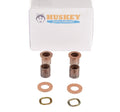 Huskey King Pin/Spindle Bronze Bushing Kit For Club Car Ds Golf Cart Fits 19981-Up Models 8067, 7048, 1010150, 101638