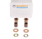 Huskey King Pin/Spindle Bronze Bushing Kit For Club Car Ds Golf Cart Fits 19981-Up Models 8067, 7048, 1010150, 101638