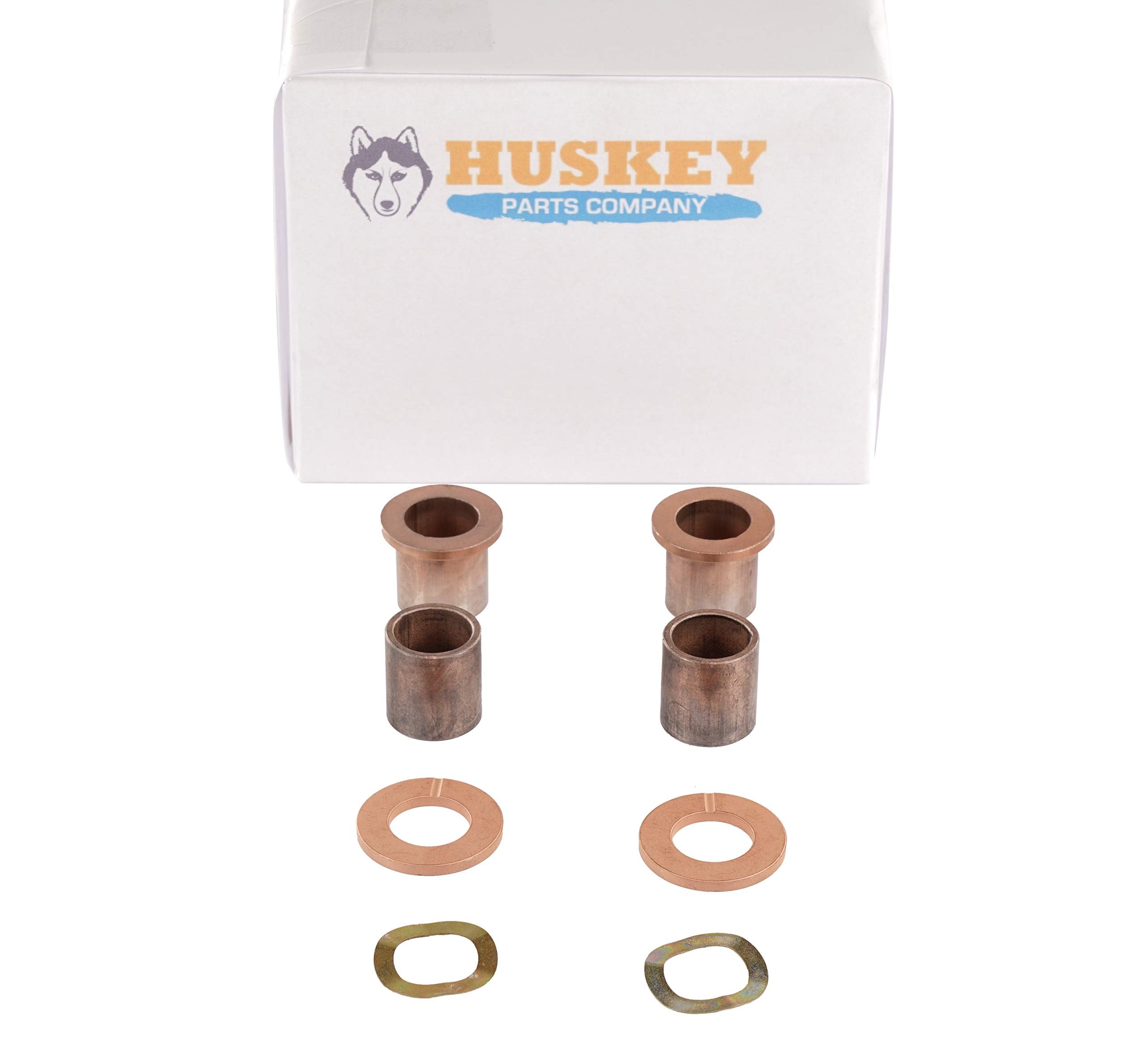 Huskey King Pin/Spindle Bronze Bushing Kit For Club Car Ds Golf Cart Fits 19981-Up Models 8067, 7048, 1010150, 101638