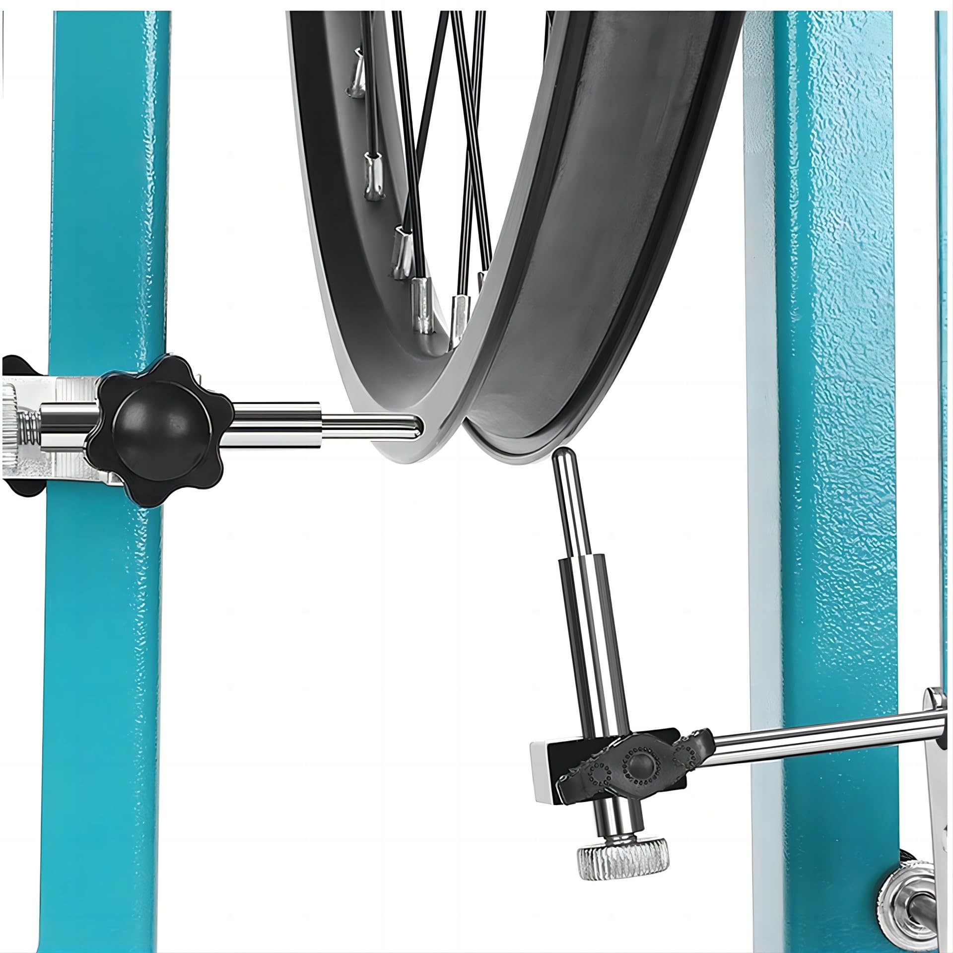 Mimoke Bicycle Wheel Truing Stand For 16 - 29 Inch Wheels [Width 90Mm-150Mm] Calibration Stand Wheel Maintenance Rims