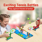 Smartivity Tabletop Tennis - Pickleball Game Kit For Kids 6 To 12, 2-Player Stem Toy With Mechanical Rackets & Scoreboard, Birth