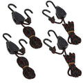 Acronde 4Pcs 1/8'' 6Ft Adjustable Heavy Duty Rope Hanger Ratchet Kayak And Canoe Bow And Stern Tie Downs Straps (6)