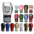 Ringside Apex Flash Sparring Gloves, Sv/Bk, 14 Oz,Silver/Black