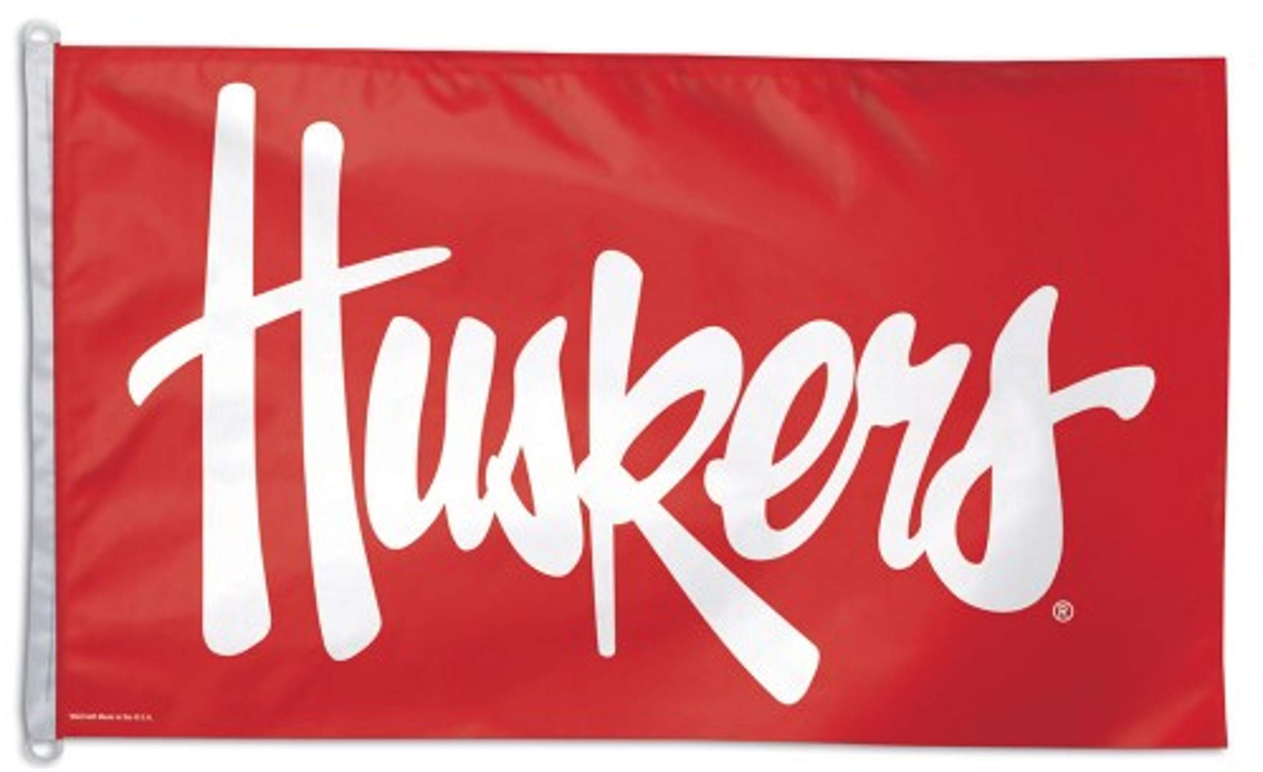 Wincraft NCAA University of Nebraska WCR25992013 Team Flag, 3' x 5'