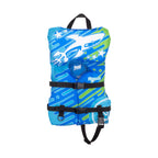 Oceans7 US Coast Guard Approved Infant Life Jacket 8-30 lbs - Type II PFD Flex-Form Chest Personal Flotation Device, Blue/White