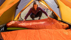 Teton Sports Altos-S 0F Ultralight Mummy Sleeping Bag For Camping, Hiking, Backpacking (Orange), 84 X 32 X 3''