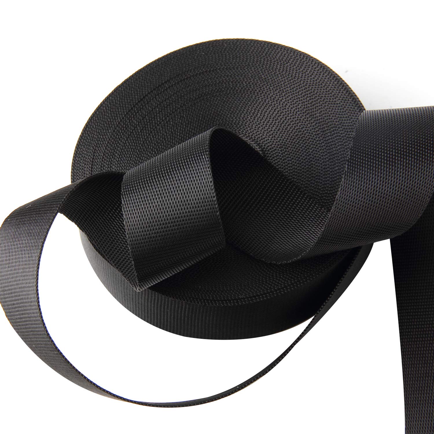 Jiakai 1.5 Inch Wide 10 Yards Nylon Heavy Duty Webbing Strap,Polypropylene Heavy Straps For Bags, Hammocks, Outdoor Climbing And