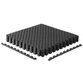 Cap Barbell 1/2 Interlocking Eva Foam Exercise Puzzle Mats - 1 Pack | 24'' X 24'' X 1/2'' | Tatami Pattern - Black