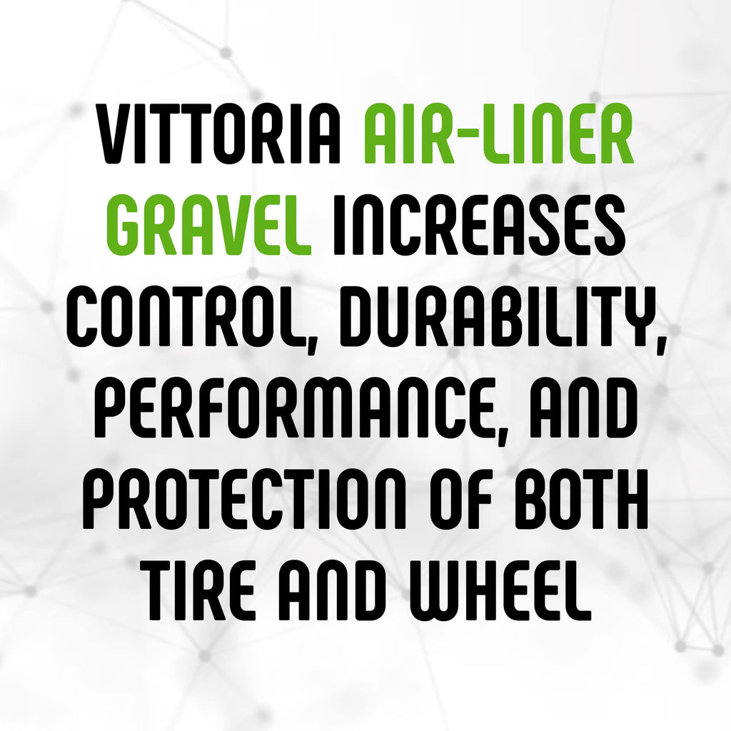 Vittoria Air-Liner Gravel Insert For Tubeless-Ready Bike Tires, Compatible With Any Wheel Size Up To 29'', One Size