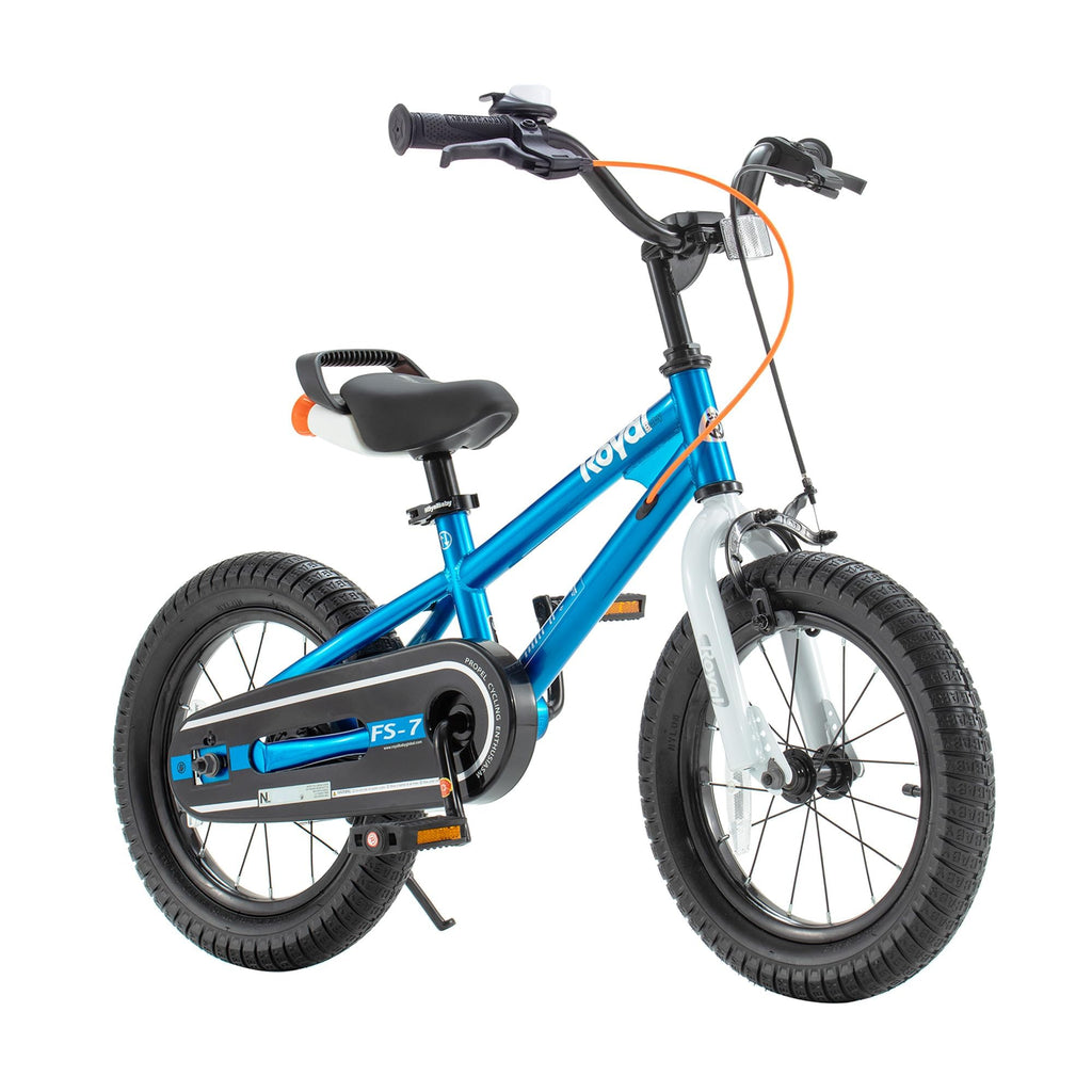 RoyalBaby Freestyle-7 Toddlers Kids Bike 12 Inch Wheel Dual Handbrakes Bicycle Beginners Boys Girls Ages 3-4 Years, Blue