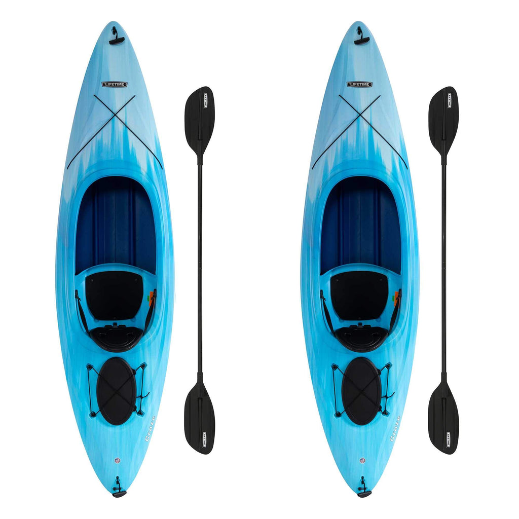 Lifetime Cruze 100 Sit-In Kayak, 2-Pack, Sky Fusion, 10-Foot