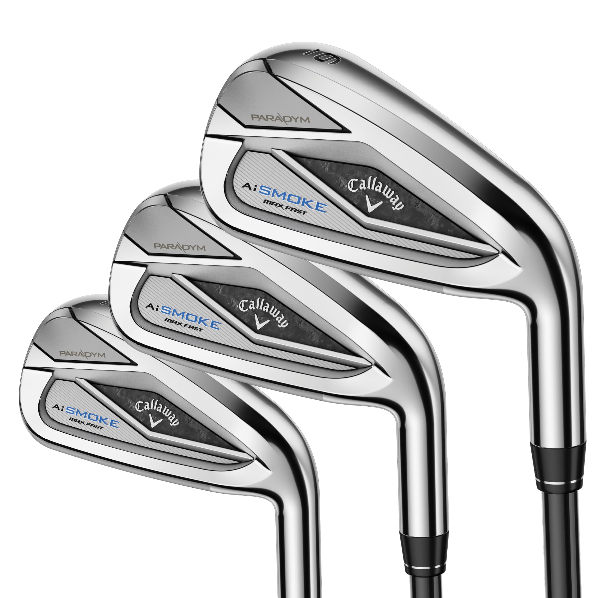 Callaway Paradym AI Smoke Max Fast Iron Sets, 5-PW,AW, Graphite, R2, Standard
