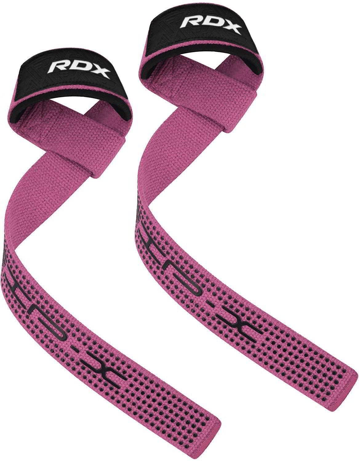 Rdx Weightlifting Straps, 5Mm Neoprene Padded Anti Slip 60Cm Hand Bar Support Grips,Wrist Strap For Strength Training Equipment