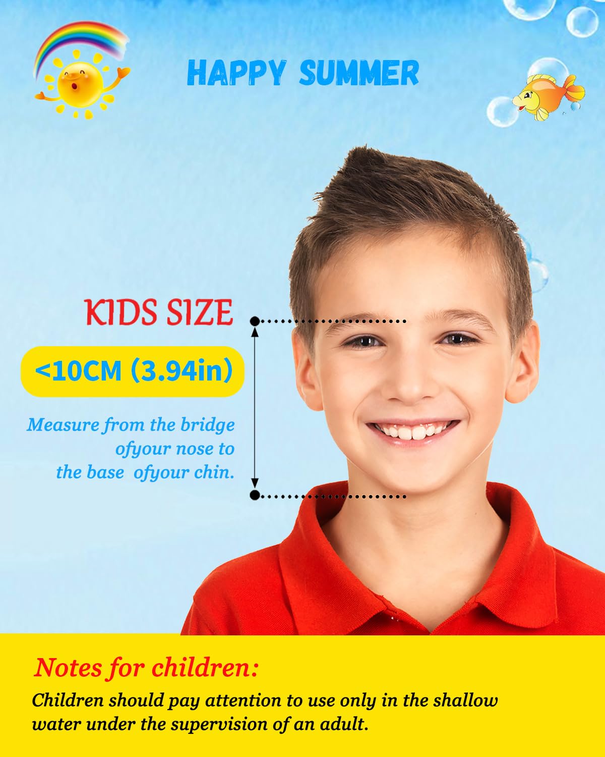 Wstoo Snorkeling Gear For Kids With Latest Dry Top Breathing System,Fold 180 Degree Panoramic View Kids Full Face Snorkel Mask A