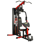 Fitvids Multifunctional Home Gym Equipment with 122.5 lbs Weight Stack, Full Body Workout Weight Machine, All in One Exercise Eq