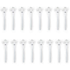 Amazama Tent Stakes - 16 Heavy-Duty Ground Screw Anchor Pegs - Galvanized - Non Rust - Perfect For Yard, Garden, Awning & Canopy
