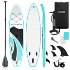 Sudoo 10Ft Inflatable Stand Up Paddle Board, Ultra-Lightweight Surfboard With Non-Slip Eva Deck, Complete Sup Package For Adults